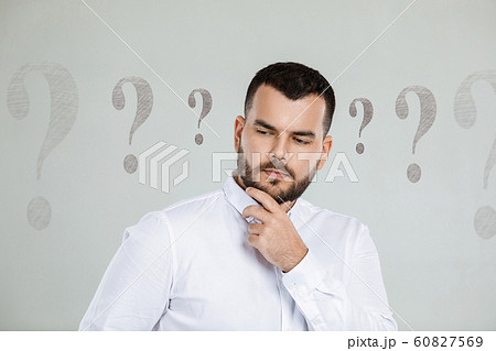 man asking questions 60827569