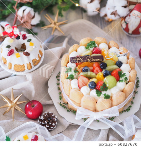 クリスマスケーキ シャルロットケーキ クリスマスケーキ シャルロットケーキ 60827670