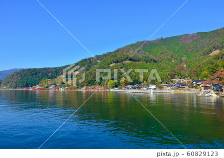 菅浦の湖岸 集落景観 60829123