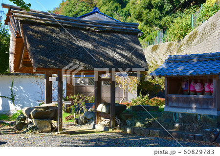 菅浦の湖岸集落 西の四足門 菅浦の湖岸集落 西の四足門 60829783