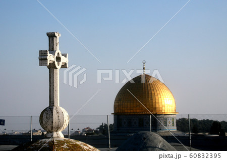 Jerusalem symbols of faiths 60832395