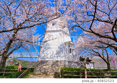 境台場公園(桜名所)境港灯台 境台場公園(桜名所)境港灯台 60832523