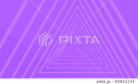 Abstract tunnel with neon triangles Abstract tunnel with neon triangles 60833234