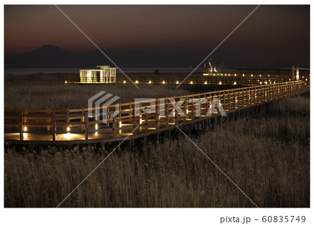 多大浦 海水浴場 日没 60835749