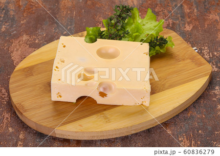 Maasdam cheese brick 60836279