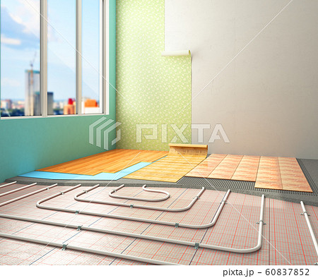 The concept of internal repair work. Room with a 60837852