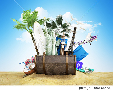 Concept of travel and tourism attractions and 60838278