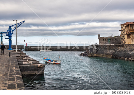 El Penitente Bay. Fishing port in Puerto de la Cruz. El Penitente Bay. Fishing port in Puerto de la Cruz. 60838918