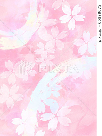 桜　春　水彩イラスト 60839675