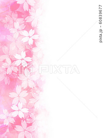 桜 春 水彩イラスト 桜 春 水彩イラスト 60839677
