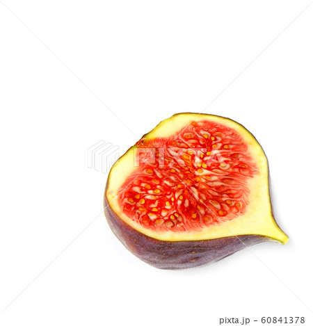 Fresh fig fruit isolated on white background. Free Fresh fig fruit isolated on white background. Free 60841378