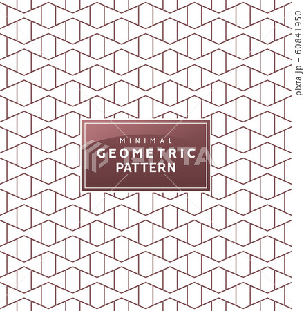 Abstract geometric minimal pattern with. Seamless vector geometric wallpaper ornament Abstract geometric minimal pattern with. Seamless vector geometric wallpaper ornament 60841950