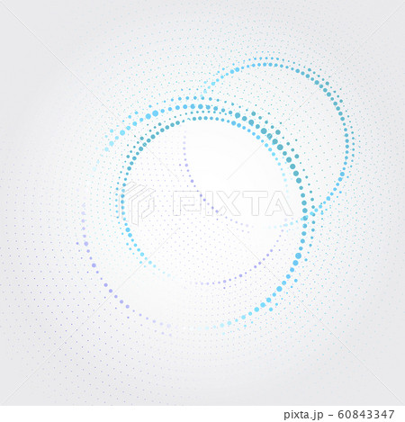 Technology circle with dots. Vector illustration Technology circle with dots. Vector illustration 60843347