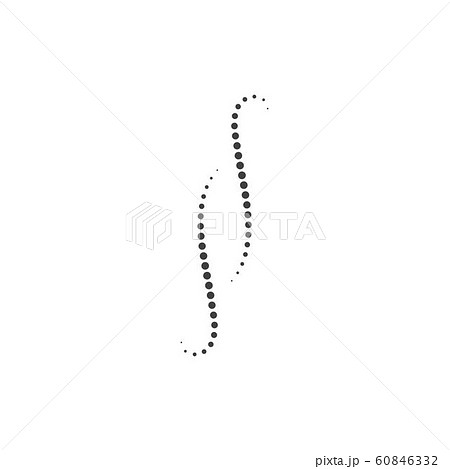 halftone spine circle dots vector 60846332