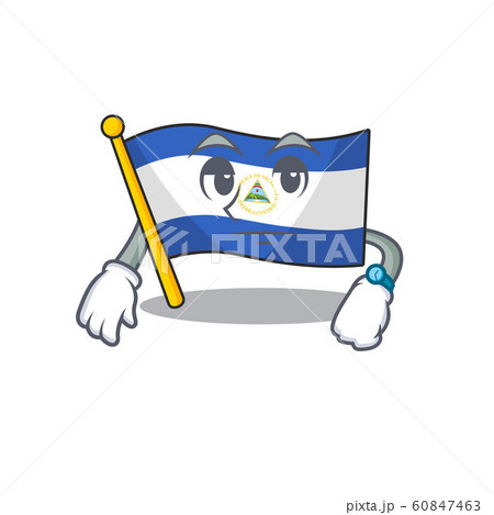 Waiting gesture flag nicaragua Scroll on cartoon character design Waiting gesture flag nicaragua Scroll on cartoon character design 60847463