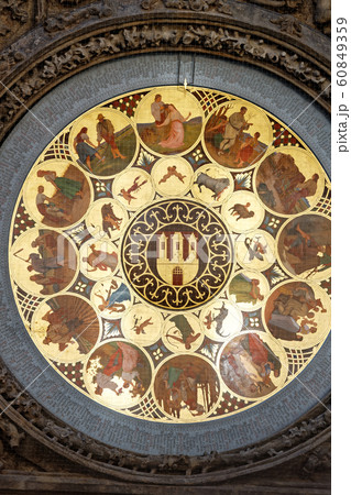 天文時計　プラハ旧市庁舎 60849359