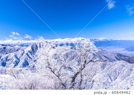 《山梨県》霧氷の森・三つ峠 60849462