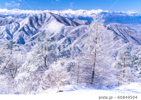 《山梨県》霧氷の森・三つ峠 60849504