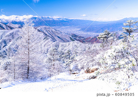 《山梨県》霧氷の森・三つ峠 60849505