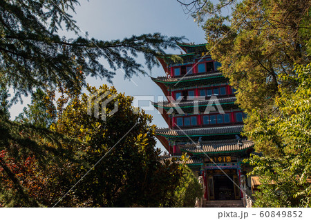 The view from Pagoda (Wangu Tower) on Lion Hill. The view from Pagoda (Wangu Tower) on Lion Hill. 60849852