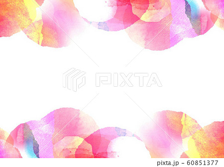 水彩手描き 春 背景イラストのイラスト素材