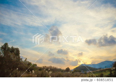 ススキのある風景 ススキのある風景 60851851