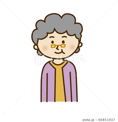 笑顔のシニア女性 笑顔のシニア女性 60851937