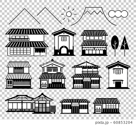 家屋 日本 建物のイラスト素材