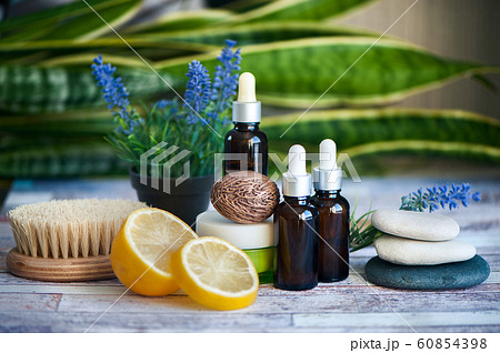 Organic cosmetics, natural fruit oils. Concept Organic cosmetics, natural fruit oils. Concept 60854398