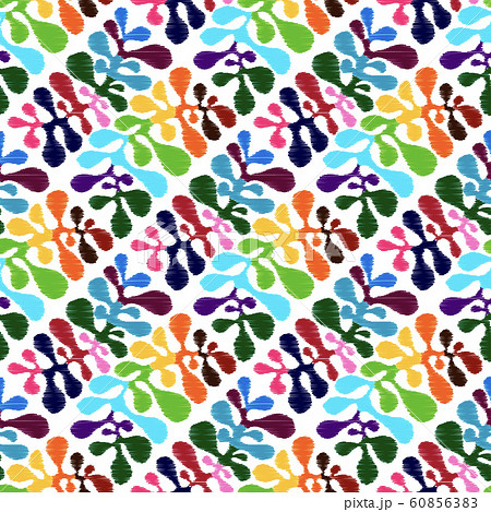 Vector seamless mexican style floral pattern Vector seamless mexican style floral pattern 60856383