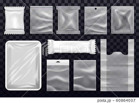 Vacuum polythene bag for shopping and zip, package Vacuum polythene bag for shopping and zip, package 60864037