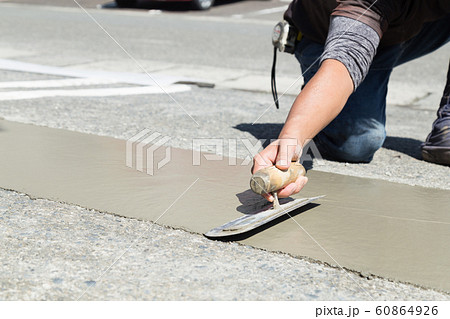 土間コンクリート打設 60864926