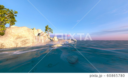孤立した島 60865780