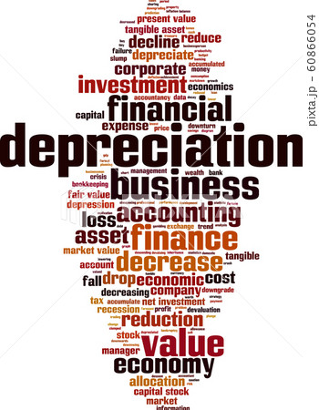 Depreciation word cloud 60866054