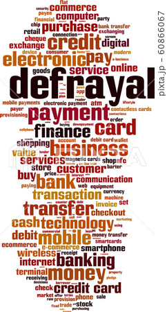 Defrayal word cloud 60866067
