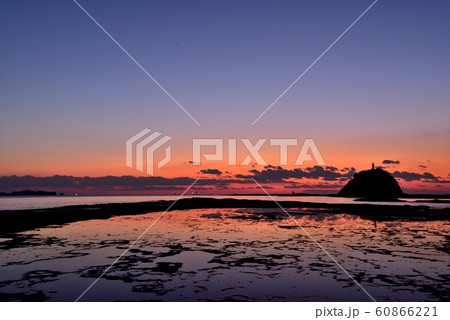 天神崎の夕日 60866221