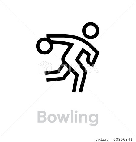Bowling sport icons Bowling sport icons 60866341