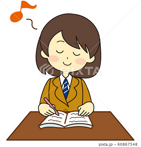 Students in uniform sitting Students in uniform sitting 60867548