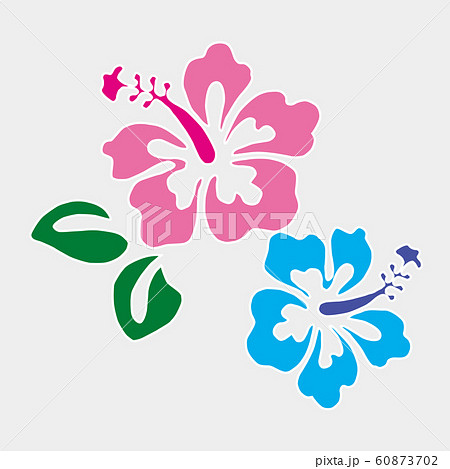 ハイビスカスのイラスト素材 ハイビスカスのイラスト素材