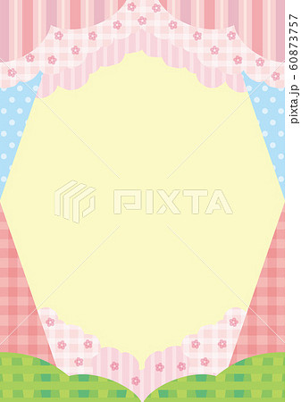 Spring background frame material 3-1 - Stock Illustration [60873757] - PIXTA