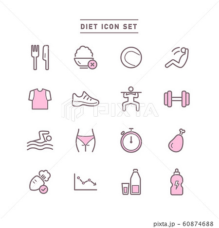 DIET ICON SET 60874688