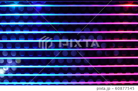 Background LED lights. Futuristic Abstract blue purple pink neon, glowing lines, laser show Background LED lights. Futuristic Abstract blue purple pink neon, glowing lines, laser show 60877545