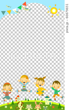 Children Jump Frame Children Jump Frame 60879831
