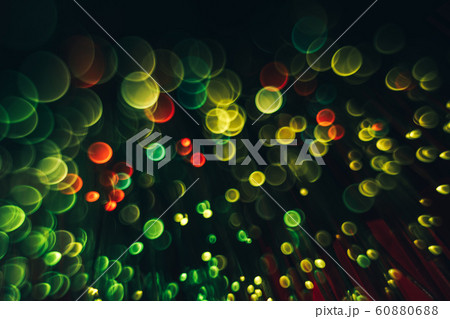 Beautiful optical abstract color bokeh in the 60880688