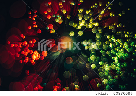 Beautiful abstract optical light bokeh  on a glow 60880689