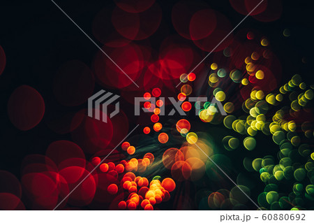 Beautiful abstract optical light bokeh  on a glow 60880692