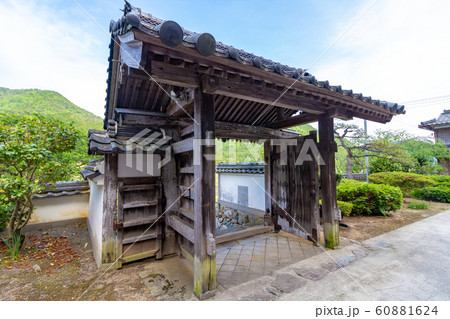 福知山城の城門 瑞林寺山門 薬医門 60881624