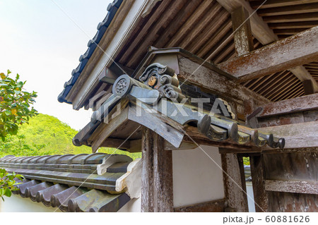 福知山城の城門 瑞林寺山門 薬医門 60881626