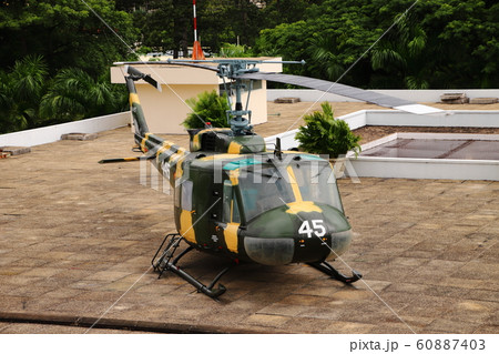 統一会堂屋上の軍用ヘリコプター 統一会堂屋上の軍用ヘリコプター 60887403