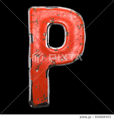 capital letter i red